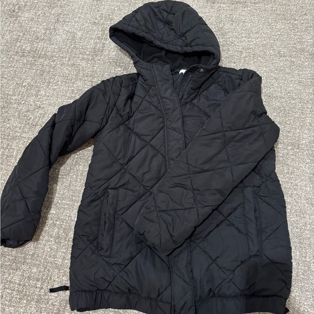 Maternity Sonoma Black Quilted Jacket